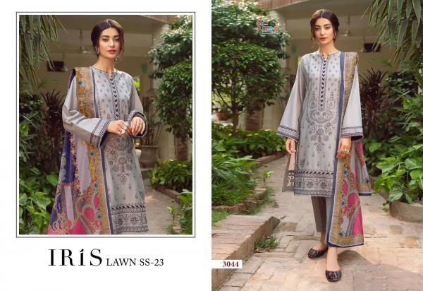 Shree Iris Lawn Ss 23 Chiffon Dupatta Pakistani Suit Collection